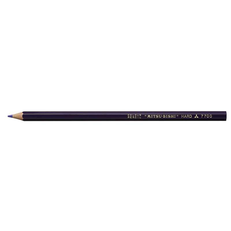 三菱 硬質色鉛筆 （7700） 単色1ダース むらさき