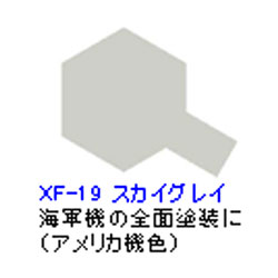 TAMIYA エナメル塗料 10ml XF-19 スカイグレイ