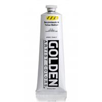 ゴールデン GOLDEN 高粘度アクリル樹脂絵具 GHB 148ml 1008 Bイミダゾロン イエロー ミディアム