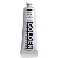 ゴールデン GOLDEN 高粘度アクリル樹脂絵具 GHB 148ml 1051 セルリアン ブルー ディープ