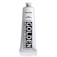 ゴールデン GOLDEN 高粘度アクリル樹脂絵具 GHB 148ml 1380 チタニウム ホワイト