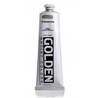 ゴールデン GOLDEN 高粘度アクリル樹脂絵具 GHB 148ml 1447 ニュートラル グレイ N7