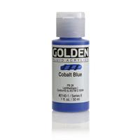 ゴールデン GOLDEN フルイド 低粘度アクリル樹脂絵具 GFL 30ml 2140 コバルト ブルー