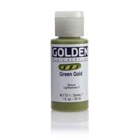 ゴールデン GOLDEN フルイド 低粘度アクリル樹脂絵具 GFL 30ml 2170 グリーン ゴールド