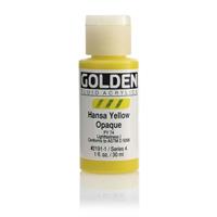 ゴールデン GOLDEN フルイド 低粘度アクリル樹脂絵具 GFL 30ml 2191 ハンザ イエロー オペーク