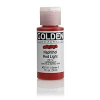 ゴールデン GOLDEN フルイド 低粘度アクリル樹脂絵具 GFL 30ml 2210 ナフトール レッド ライト