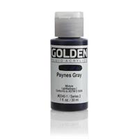 ゴールデン GOLDEN フルイド 低粘度アクリル樹脂絵具 GFL 30ml 2240 ペインズ グレイ