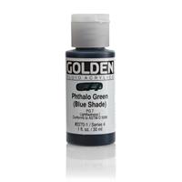 ゴールデン GOLDEN フルイド 低粘度アクリル樹脂絵具 GFL 30ml 2270 タロ グリーン／ブルーシェード