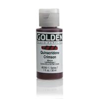ゴールデン GOLDEN フルイド 低粘度アクリル樹脂絵具 GFL 30ml 2290 キナクリドン クリムソン