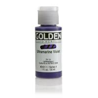 ゴールデン GOLDEN フルイド 低粘度アクリル樹脂絵具 GFL 30ml 2401 ウルトラマリン バイオレット
