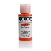 ゴールデン GOLDEN フルイド 低粘度アクリル樹脂絵具 GFL 30ml 2403 バット オレンジ