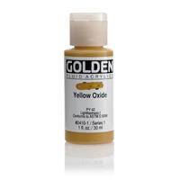 ゴールデン GOLDEN フルイド 低粘度アクリル樹脂絵具 GFL 30ml 2410 イエロー オキサイド