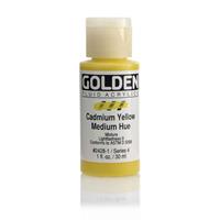 ゴールデン GOLDEN フルイド 低粘度アクリル樹脂絵具 GFL 30ml 2428 カドミウム イエロー ミディアム ヒュー