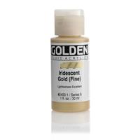 ゴールデン GOLDEN フルイド 低粘度アクリル樹脂絵具 GFL 30ml 2453 イリデッセント ゴールド（ファイン）