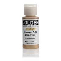 ゴールデン GOLDEN フルイド 低粘度アクリル樹脂絵具 GFL 30ml 2455 イリデッセント ゴールド ディープ（ファイン）