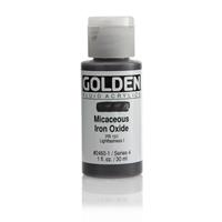 ゴールデン GOLDEN フルイド 低粘度アクリル樹脂絵具 GFL 30ml 2460 ミケーシャス アイアン オキサイド