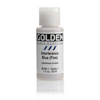 ゴールデン GOLDEN フルイド 低粘度アクリル樹脂絵具 GFL 30ml 2465 インタフェレンス ブルー（ファイン）