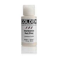 ゴールデン GOLDEN フルイド 低粘度アクリル樹脂絵具 GFL 30ml 2469 インタフェレンス レッド（ファイン）