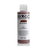 ゴールデン GOLDEN フルイド 低粘度アクリル樹脂絵具 GFL 118ml 2020 バーント シェンナ