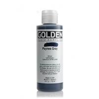 ゴールデン GOLDEN フルイド 低粘度アクリル樹脂絵具 GFL 118ml 2240 ペインズ グレイ