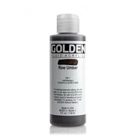 ゴールデン GOLDEN フルイド 低粘度アクリル樹脂絵具 GFL 118ml 2350 ロー アンバー