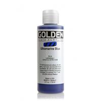 ゴールデン GOLDEN フルイド 低粘度アクリル樹脂絵具 GFL 118ml 2400 ウルトラマリン ブルー