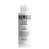 ゴールデン GOLDEN フルイド 低粘度アクリル樹脂絵具 GFL 118ml 2415 ジンク ホワイト