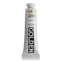 ゴールデン GOLDEN 高粘度アクリル樹脂絵具 GHB 59ml 4010 イリデッセント ゴールド（ファイン）