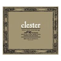 clester クレスター 水彩紙 コットン・パルプ 210g/m2 中目 ブロック F10 (530×455mm) 24枚とじ CB-F10
