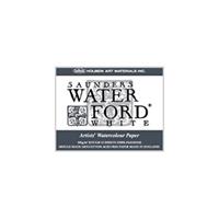 WATERFORD ウォーターフォード 水彩紙 ホワイト・ブロック 荒目 EHBR-F4 333×242mm 300g/m2 コットン100％ 12枚綴じ