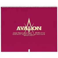 AVALON アヴァロン 水彩紙 コットン100％ 300g/m2 中目 スプリング F4 (333×242mm) 12枚とじ AVS-F4