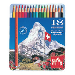 カランダッシュ プリズマロ 水彩色鉛筆 18色セット 0999-318 | ゆめ画材