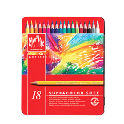 カランダッシュ スプラカラー 水彩色鉛筆 18色セット 3888-318 | ゆめ画材
