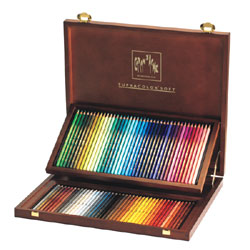カランダッシュ スプラカラー 水彩色鉛筆 80色セット 木箱 3888-480