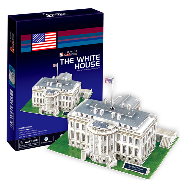 3D 立体パズル ホワイトハウス