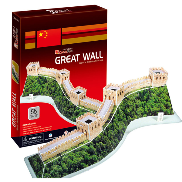 3D 立体パズル 万里の長城