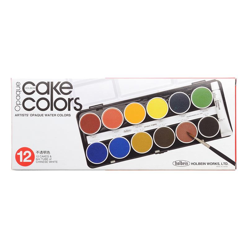 ホルベイン ケーキカラー 不透明 12色セット | ゆめ画材