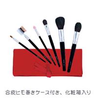 化粧筆 メイクブラシ メイクアップブラシ ALセット（6点入り） S-03