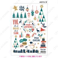 インテリムジャパン Oven Ink オーブンインク アートシート クリスマス アイコン 501-07004-a5