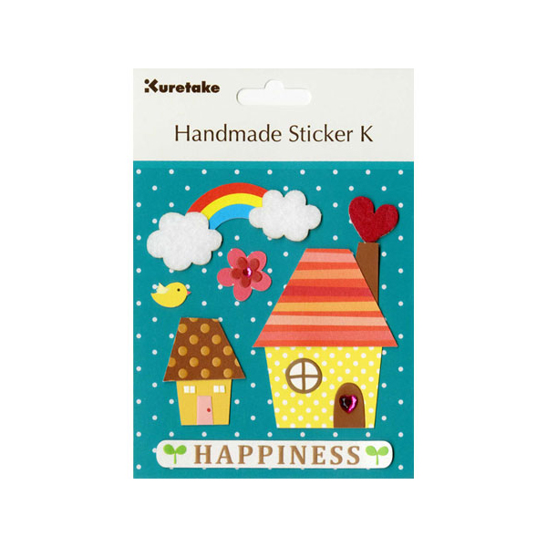 HANDMADE STICKER K HAPPINESS＆HOME