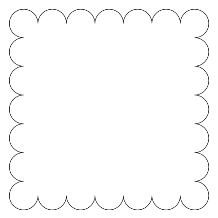 カラーペーパー Decoredge paper square スノーホワイト WB1 (5枚1パック)