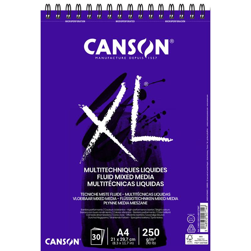 CANSON キャンソン XL A4 フルーイドゥミックスメディア