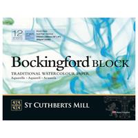 英国生まれの美しい水彩紙 ボッキングフォード 300g/m2 細目 ブロック 310×230mm