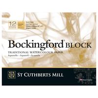 英国生まれの美しい水彩紙 ボッキングフォード 300g/m2 荒目 ブロック 310×230mm