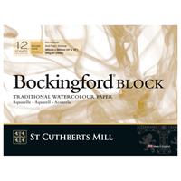 英国生まれの美しい水彩紙 ボッキングフォード 300g/m2 荒目 ブロック 360×260mm