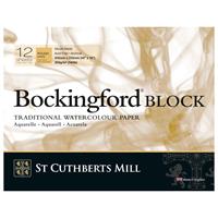 英国生まれの美しい水彩紙 ボッキングフォード 300g/m2 荒目 ブロック 410×310mm