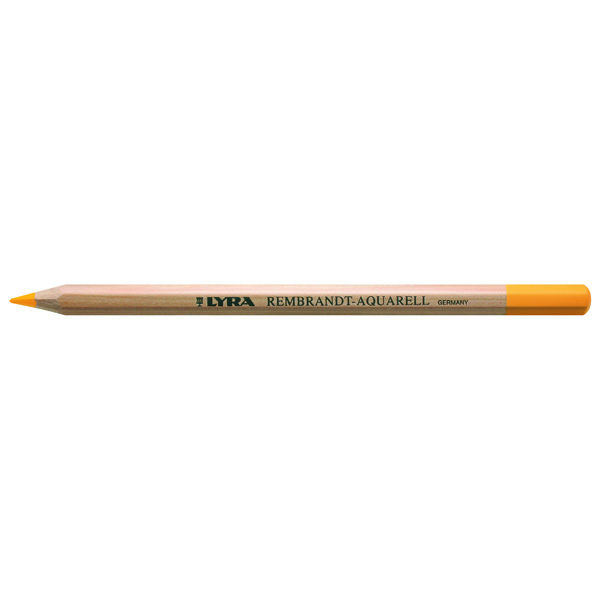 Lyra リラ レンブラント アクアレル 水彩色鉛筆 カドミウムイエローディープ (12本セット) L2010008