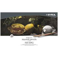 Lyra リラ レンブラント アクアレル 水彩色鉛筆 36色セット (メタルボックス) L2011360