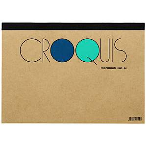 マルマン CROQUIS クロッキーパッド A4（210×297mm） ※白クロッキー紙