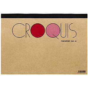 マルマン CROQUIS クロッキーパッド A4（210×297mm） ※クリームクロッキー紙